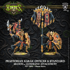 PIP74096 HRD Skorne Praetorian Karax Officer & Standard Blister